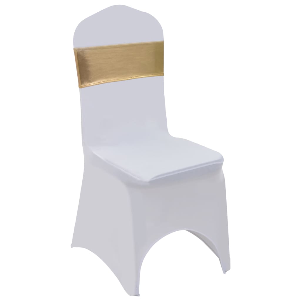 vidaXL Juostos kėdėms su deimantinėmis sagtimis, 25vnt., auksiniai