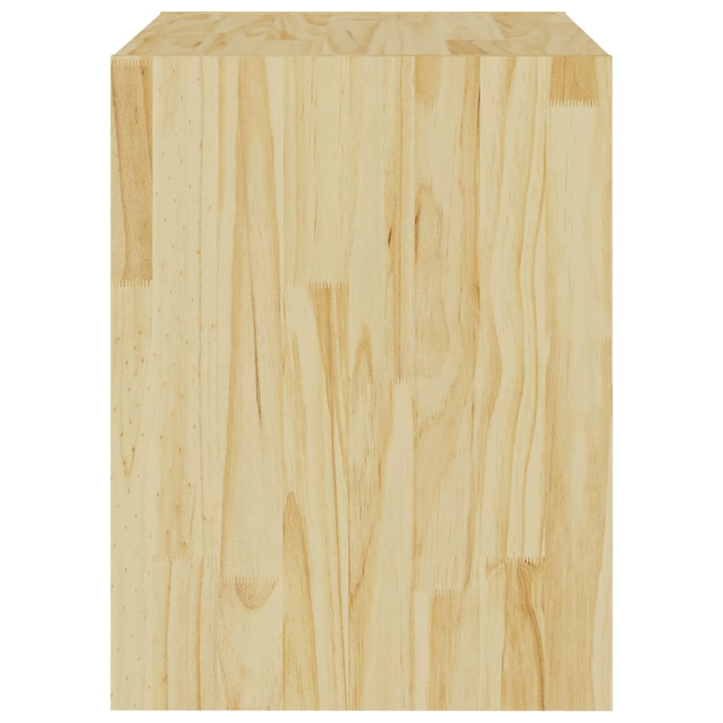 vidaXL Naktinė spintelė, 40x30,5x40cm, pušies medienos masyvas
