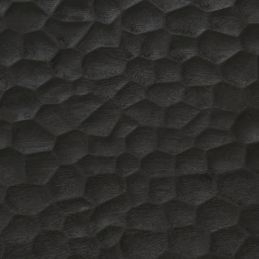 vidaXL Vonios kambario spintelė praustuvui, juoda, 62x33x58cm, mango
