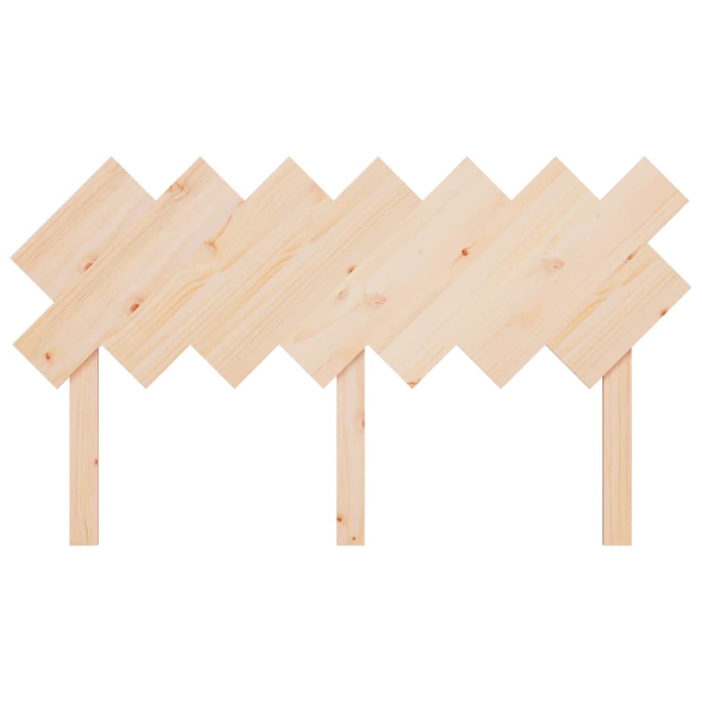 vidaXL Lovos galvūgalis, 151,5x3x81cm, pušies medienos masyvas