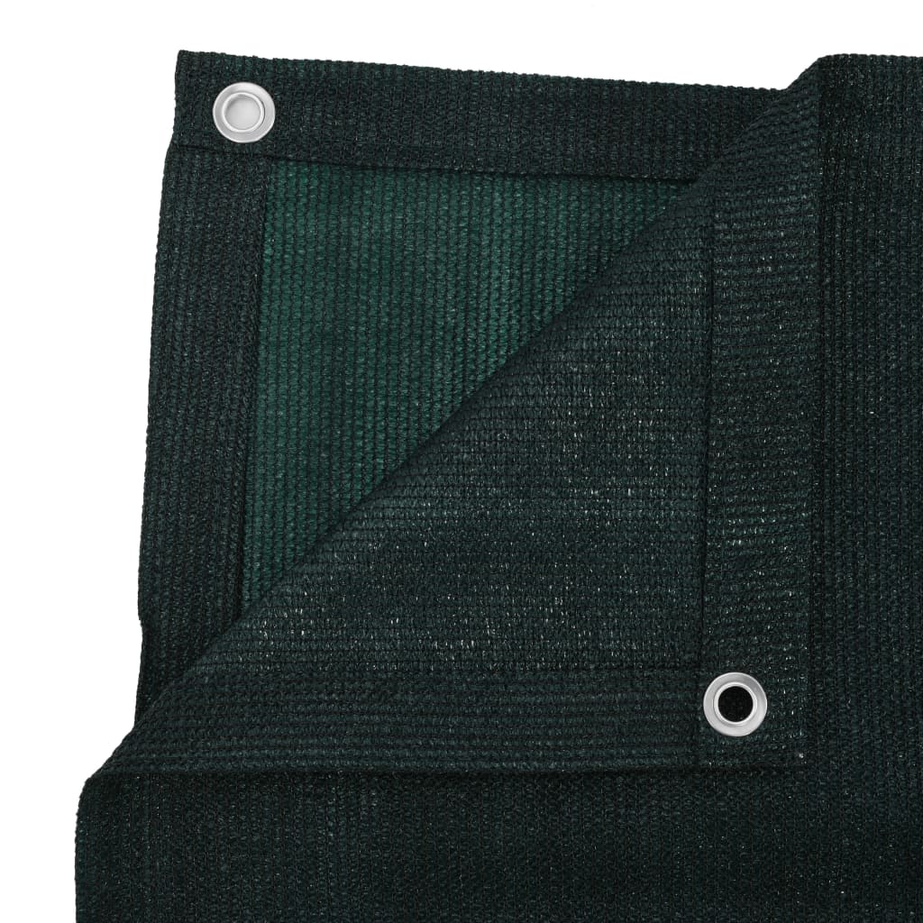 vidaXL Palapinės kilimėlis, žalios spalvos, 250x500 cm, HDPE