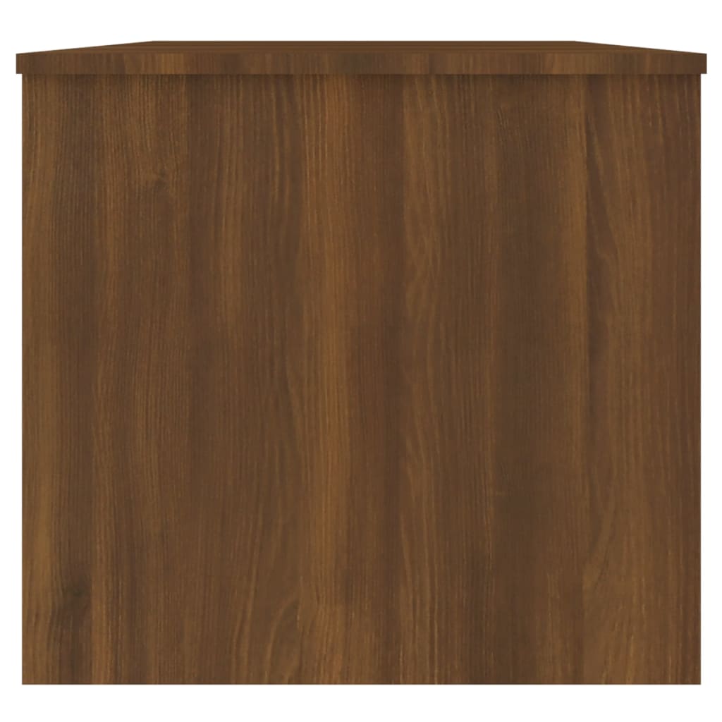 vidaXL Kavos staliukas, rudas ąžuolo, 102x50,5x46,5cm, mediena