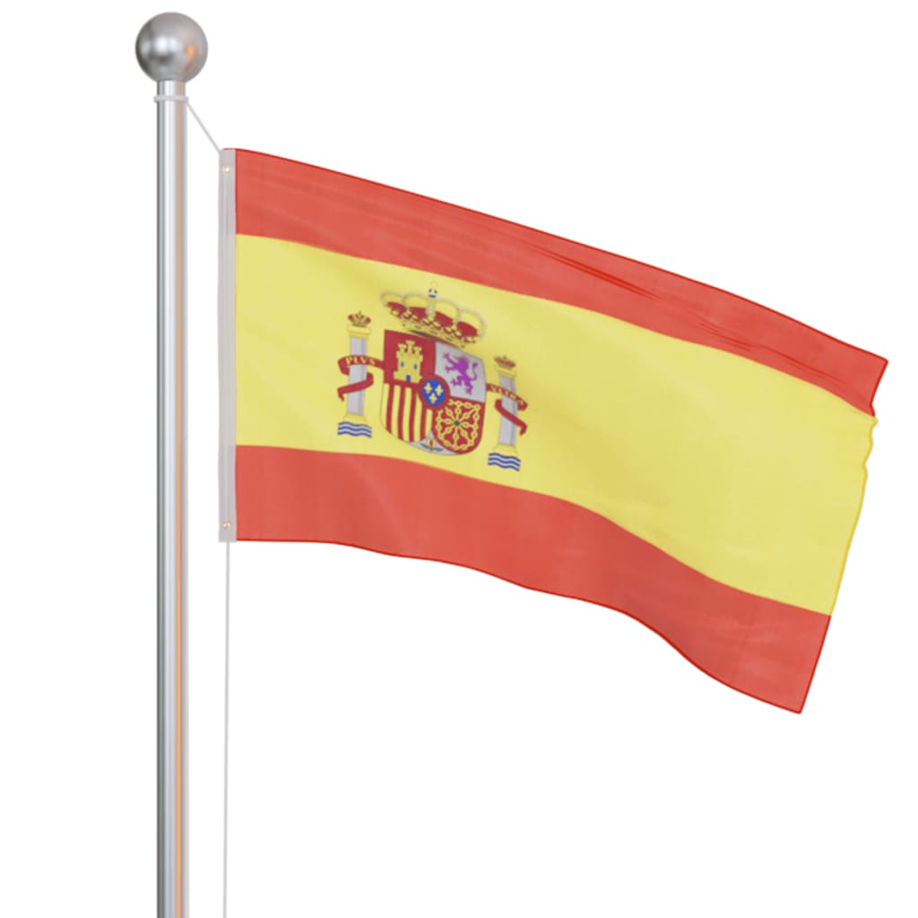 vidaXL Ispanijos vėliava, 90x150cm