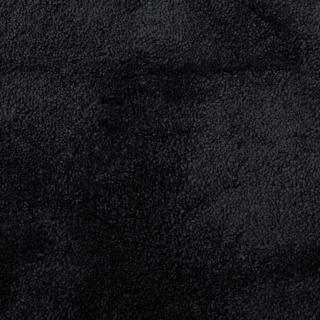 vidaXL Kilimas OVIEDO, juodos spalvos, 100x200cm, trumpi šereliai