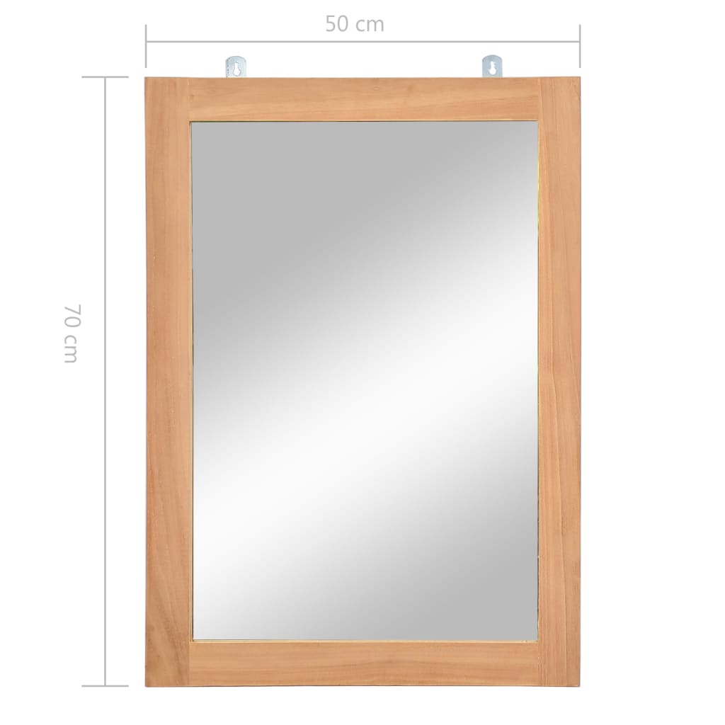 Odds Baron Edition vidaXL Sieniniai veidrodžiai, 2 vnt., 50x70 cm, tikmedžio masyvas |  vidaXL.lt
