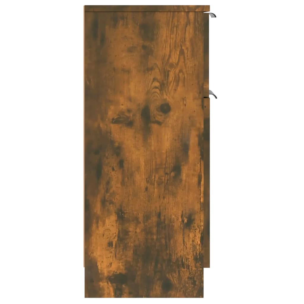 vidaXL Šoninė spintelė, dūminio ąžuolo, 30x30x70cm, apdirbta mediena