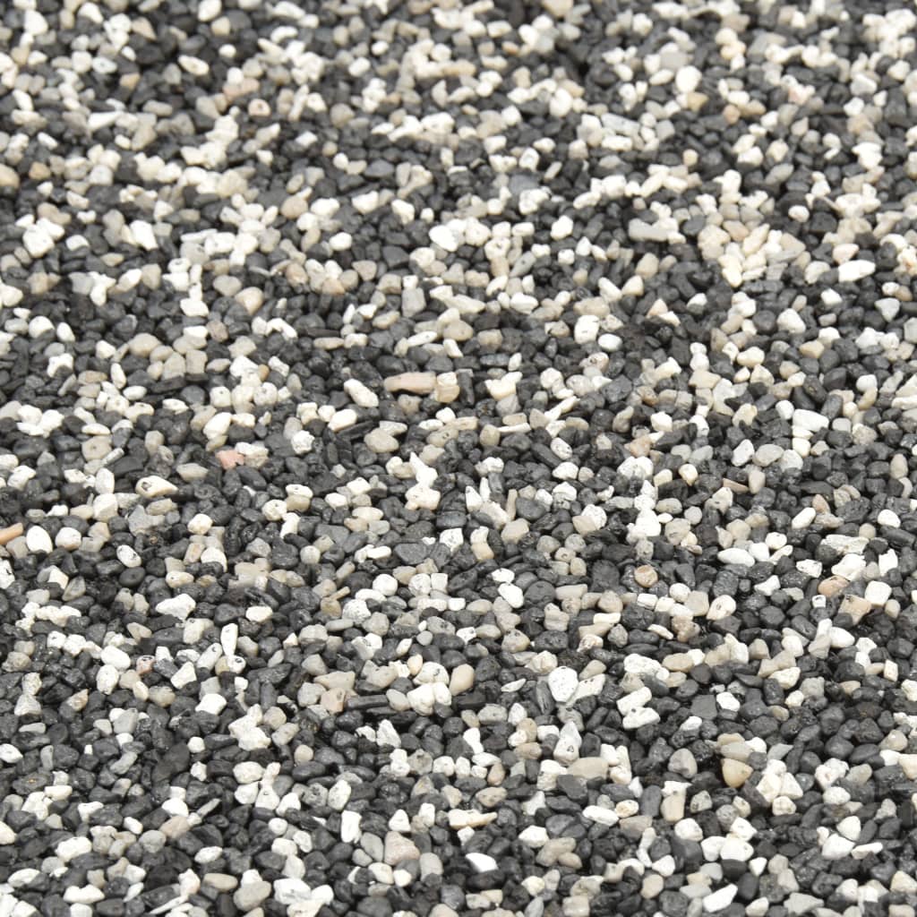 vidaXL Tvenkinio danga su akmenukais, pilkos spalvos, 1000x60cm