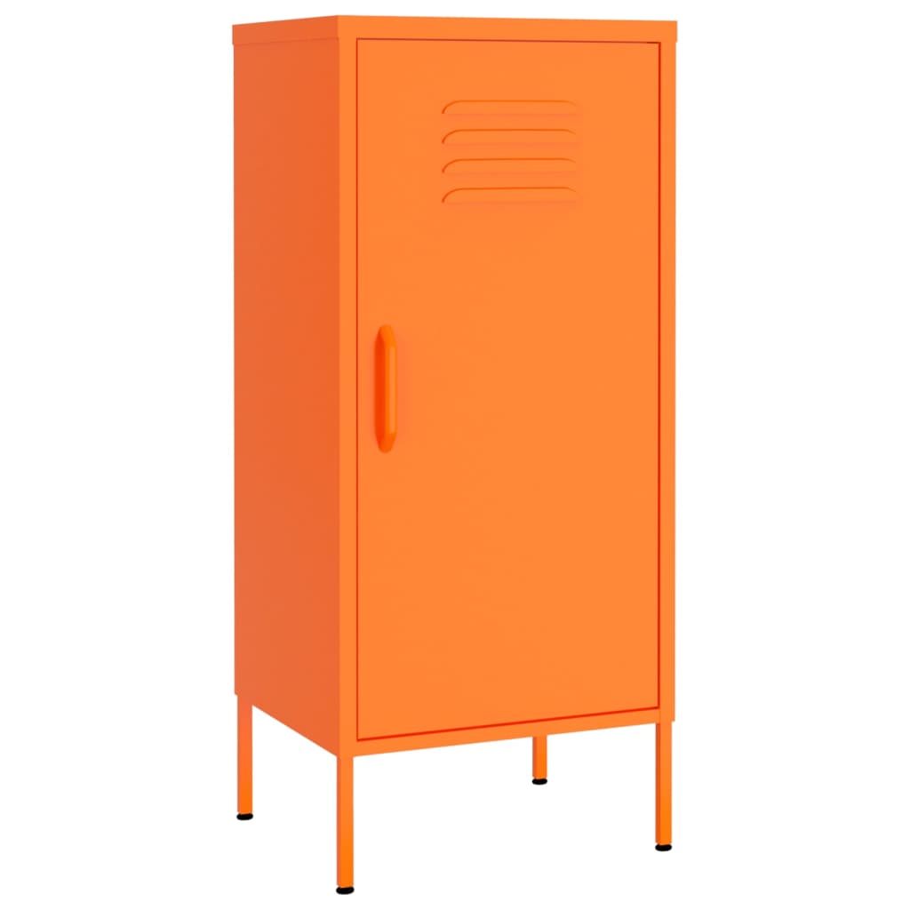 vidaXL Sandėliavimo spintelė, oranžinė, 42,5x35x101,5cm, plienas
