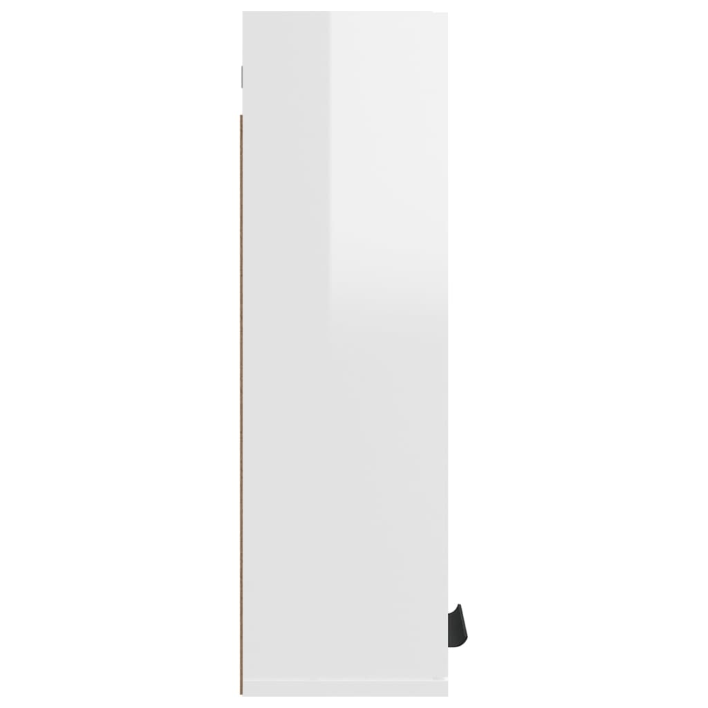 vidaXL Prie sienos montuojama vonios spintelė, balta, 32x20x67cm