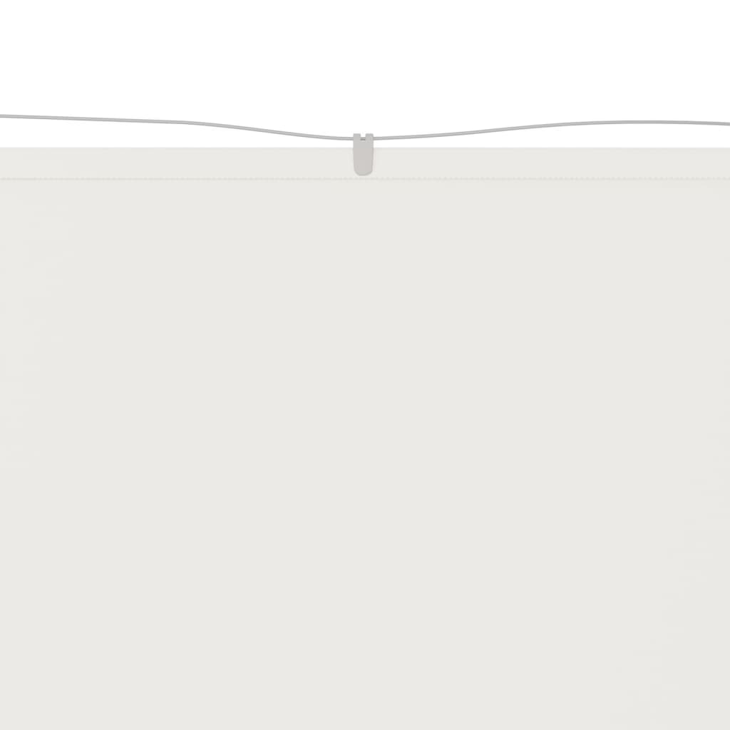 vidaXL Vertikali markizė, baltos spalvos, 100x360cm, oksfordo audinys