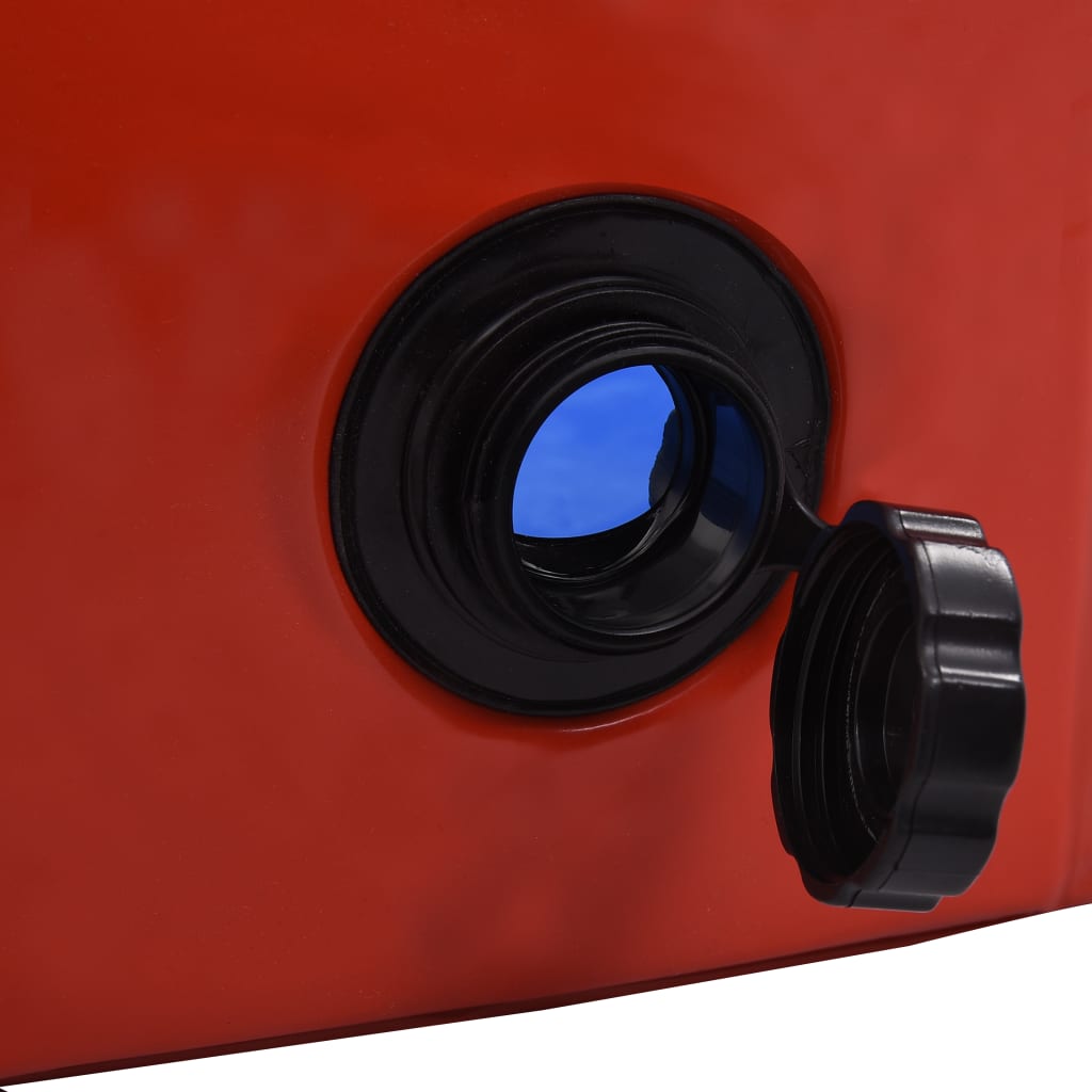 vidaXL Sulankstomas baseinas šunims, raudonos spalvos, 80x20cm, PVC