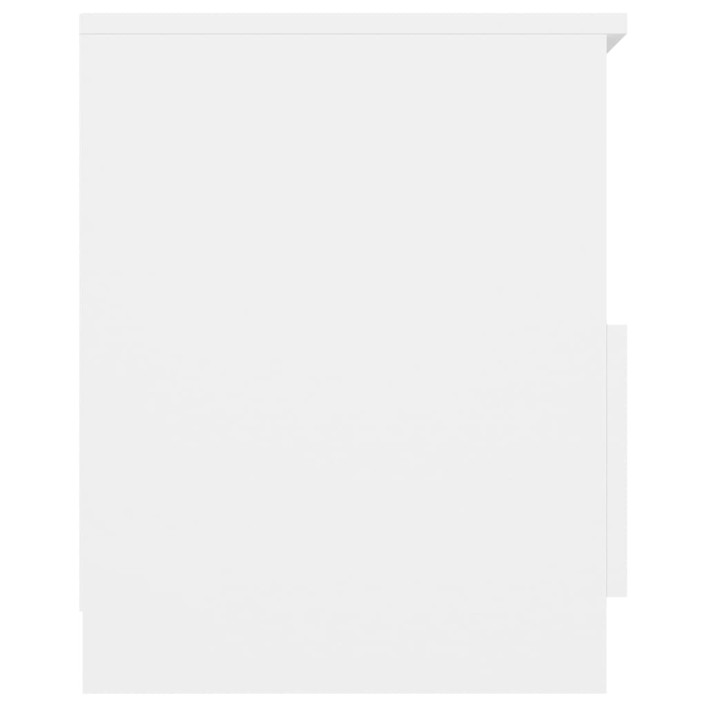 vidaXL Naktinė spintelės, baltos spalvos, 40x40x50cm, MDP