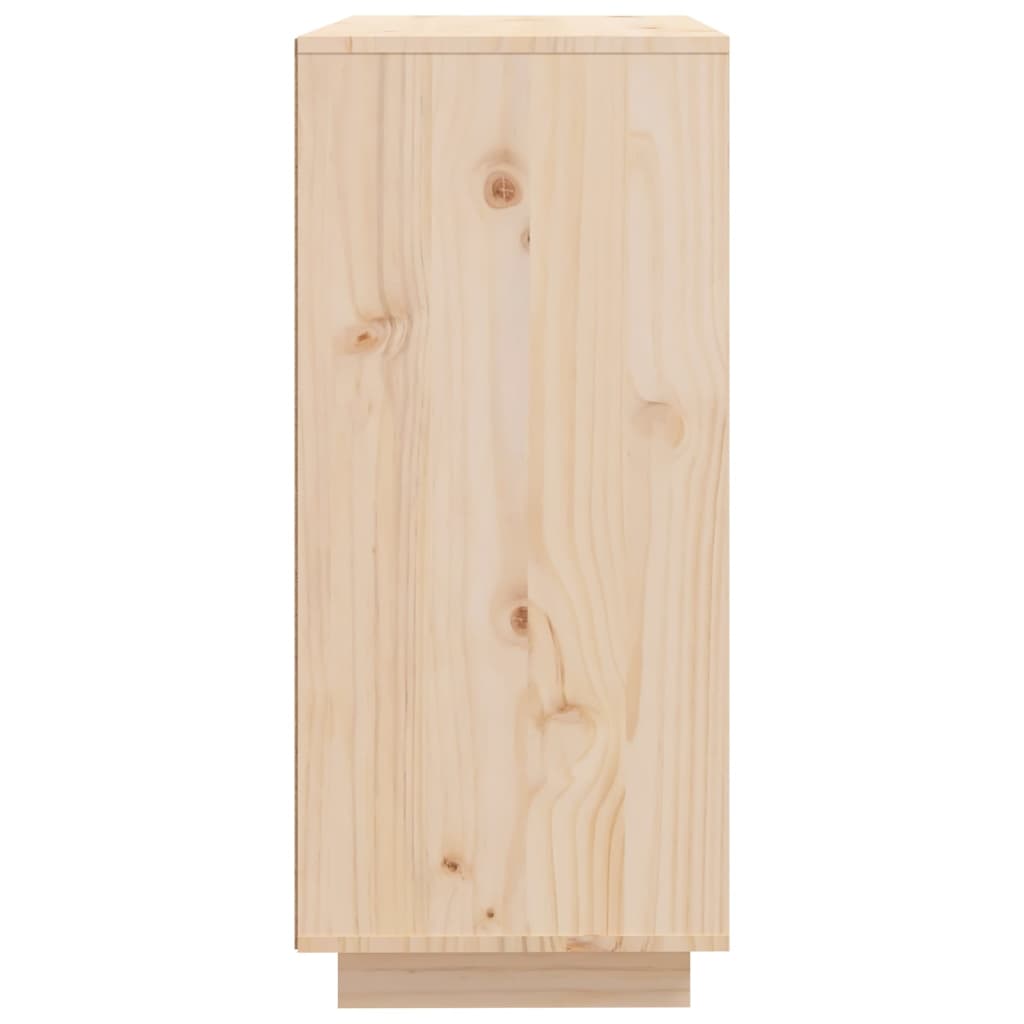 vidaXL Šoninė spintelė, 60x35x80cm, pušies medienos masyvas