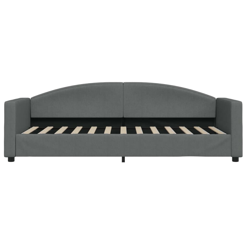 vidaXL Sofa, tamsiai pilkos spalvos, 80x200cm, audinys