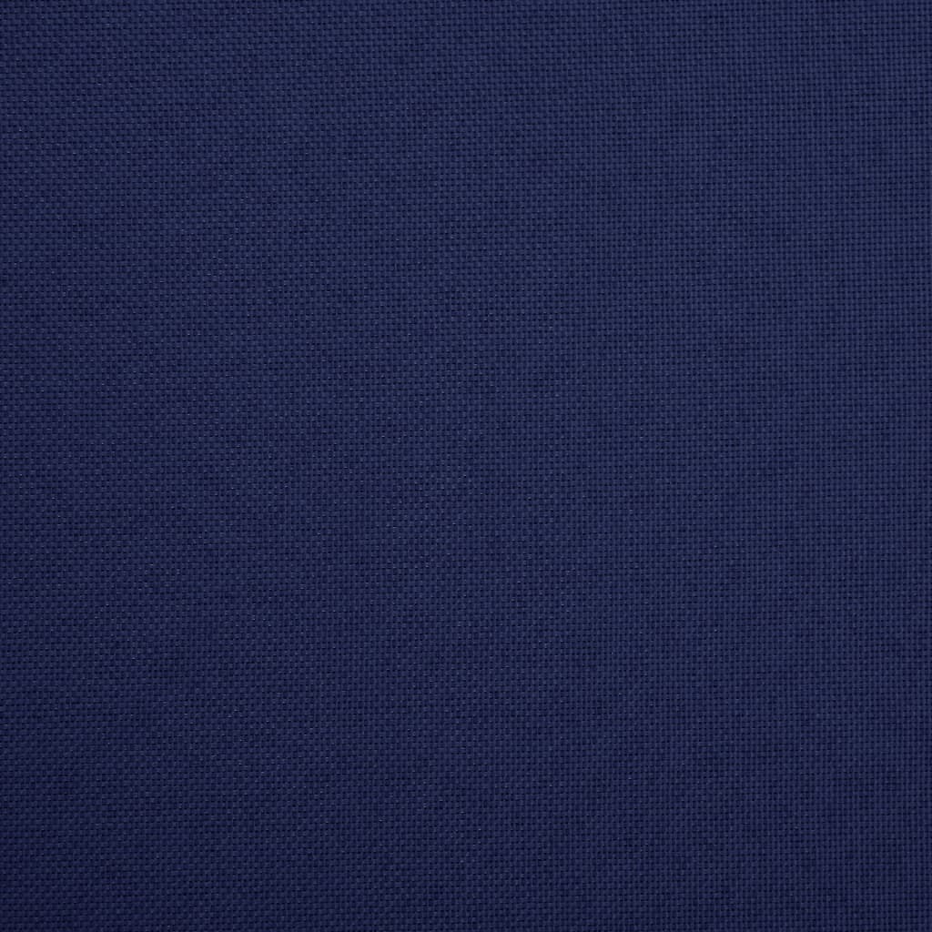 vidaXL Sulankstoma taburetė-daiktadėžė, mėlyna, dirbtinis linas