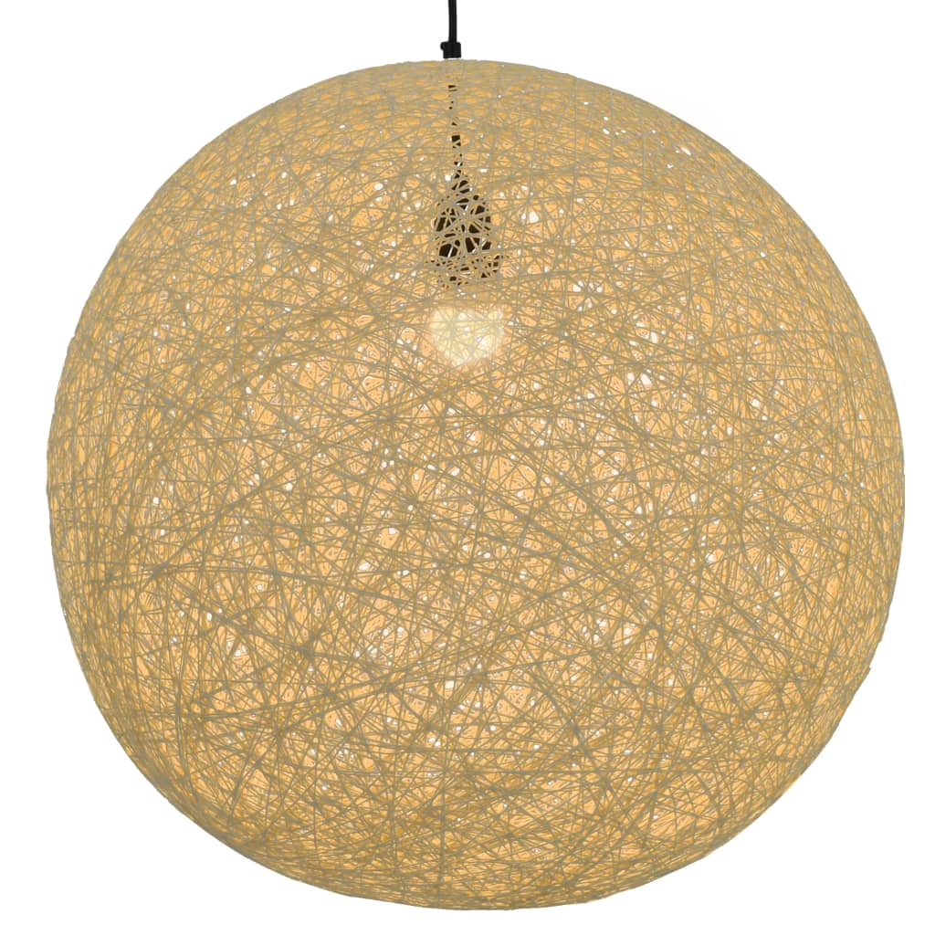 vidaXL Pakabinamas šviestuvas, kreminės sp., sferinis, 55cm, E27 lemp.