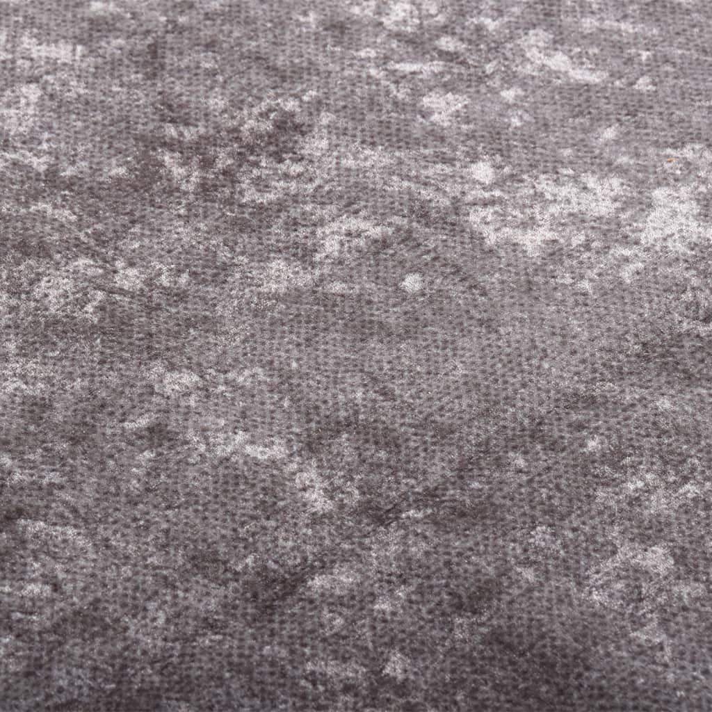 vidaXL Kilimas, pilkos spalvos, 160x230cm, neslystantis, skalbiamas