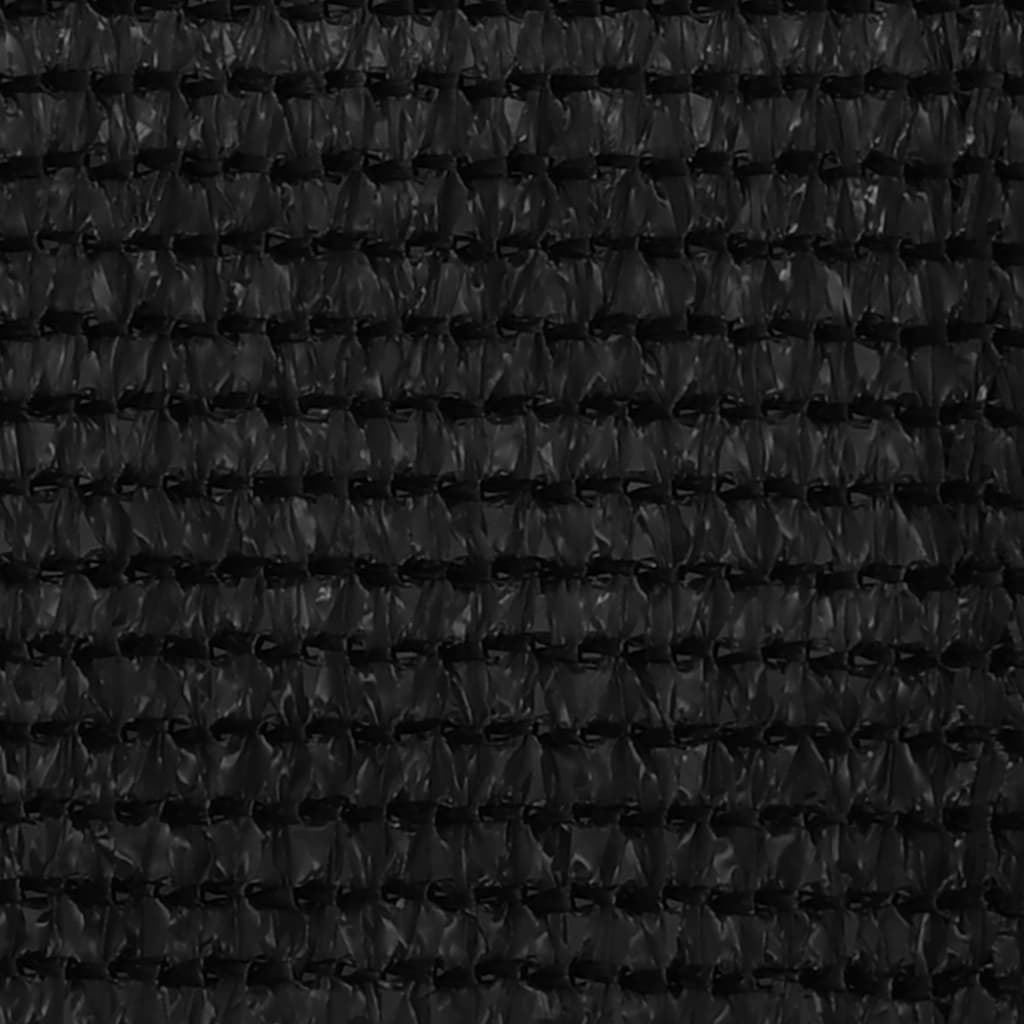 vidaXL Balkono pertvara, juodos spalvos, 90x600cm, HDPE
