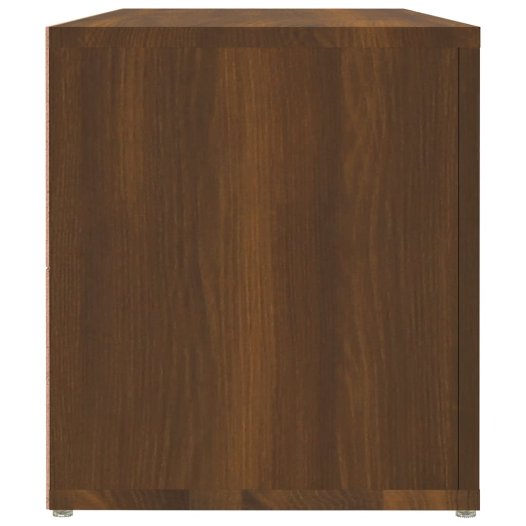 vidaXL Televizoriaus spintelė, ruda ąžuolo, 100x31,5x35cm, mediena