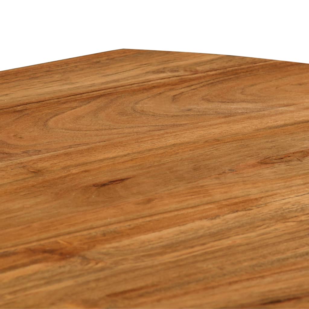 vidaXL Televizoriaus staliukas, 115x35x46cm, akacijos medienos masyvas