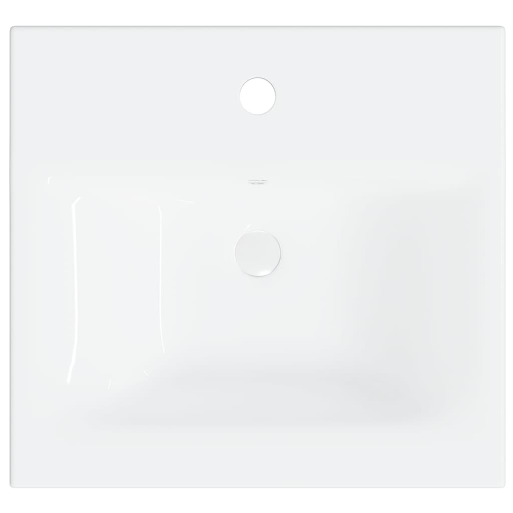 vidaXL Vonios kambario baldų komplektas, baltos ir ąžuolo spalvos, MDP