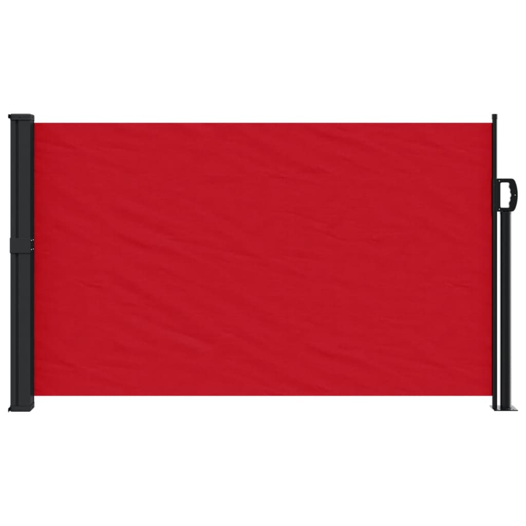 vidaXL Ištraukiama šoninė markizė, raudonos spalvos, 120x500cm