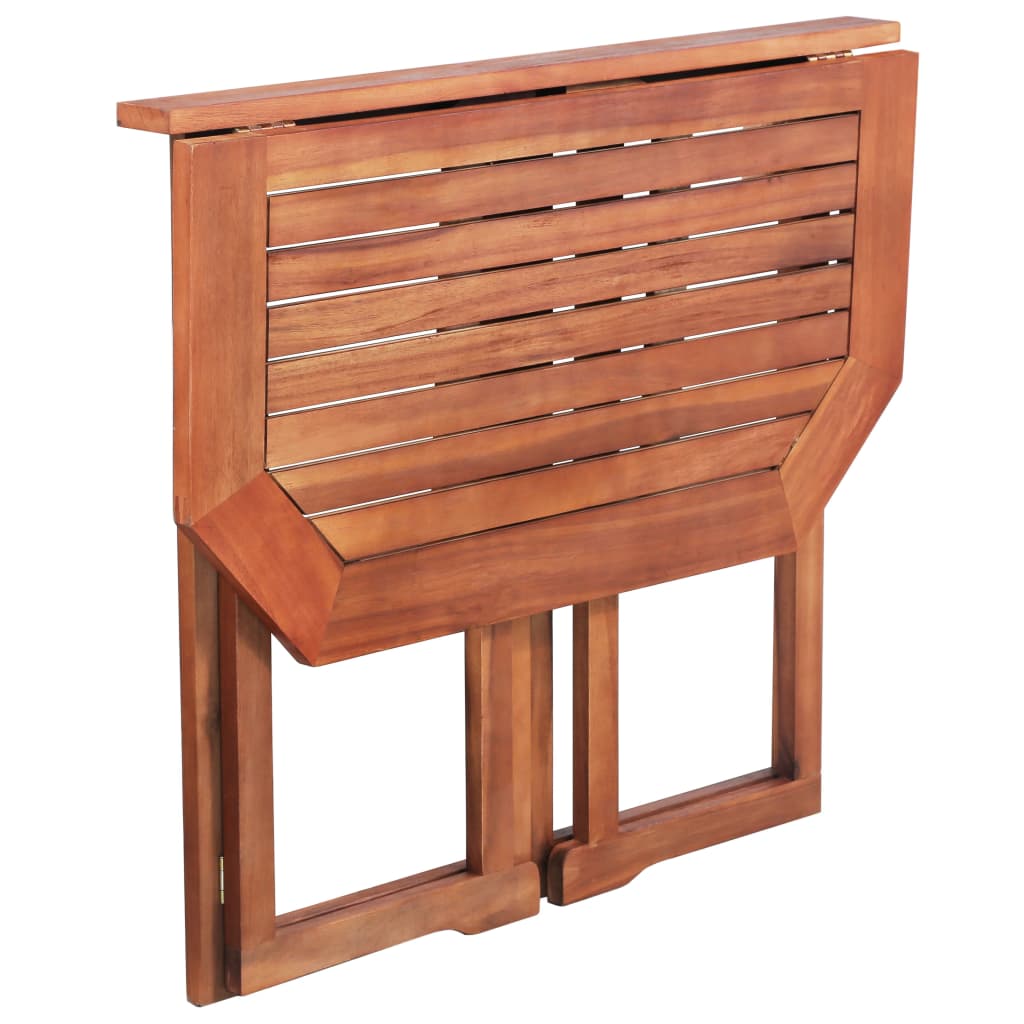 vidaXL Baro stalas, 90x50x75cm, akacijos medienos masyvas