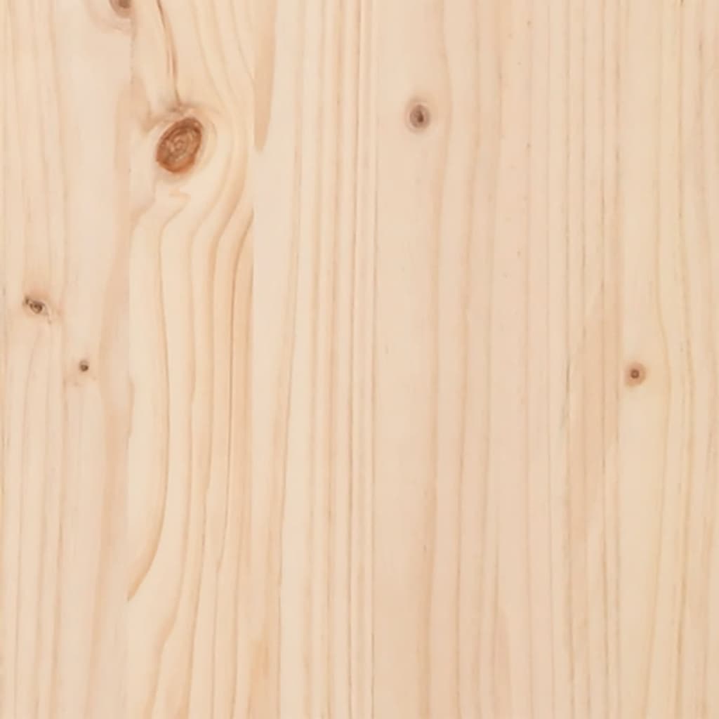 vidaXL Lova su ištraukiama dalimi, 80x200cm, pušies medienos masyvas