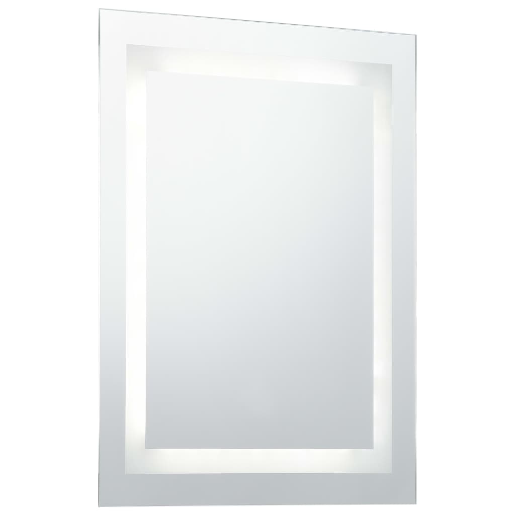 vidaXL Vonios kambario veidrodis su LED ir liečiamu jutikliu, 60x100cm