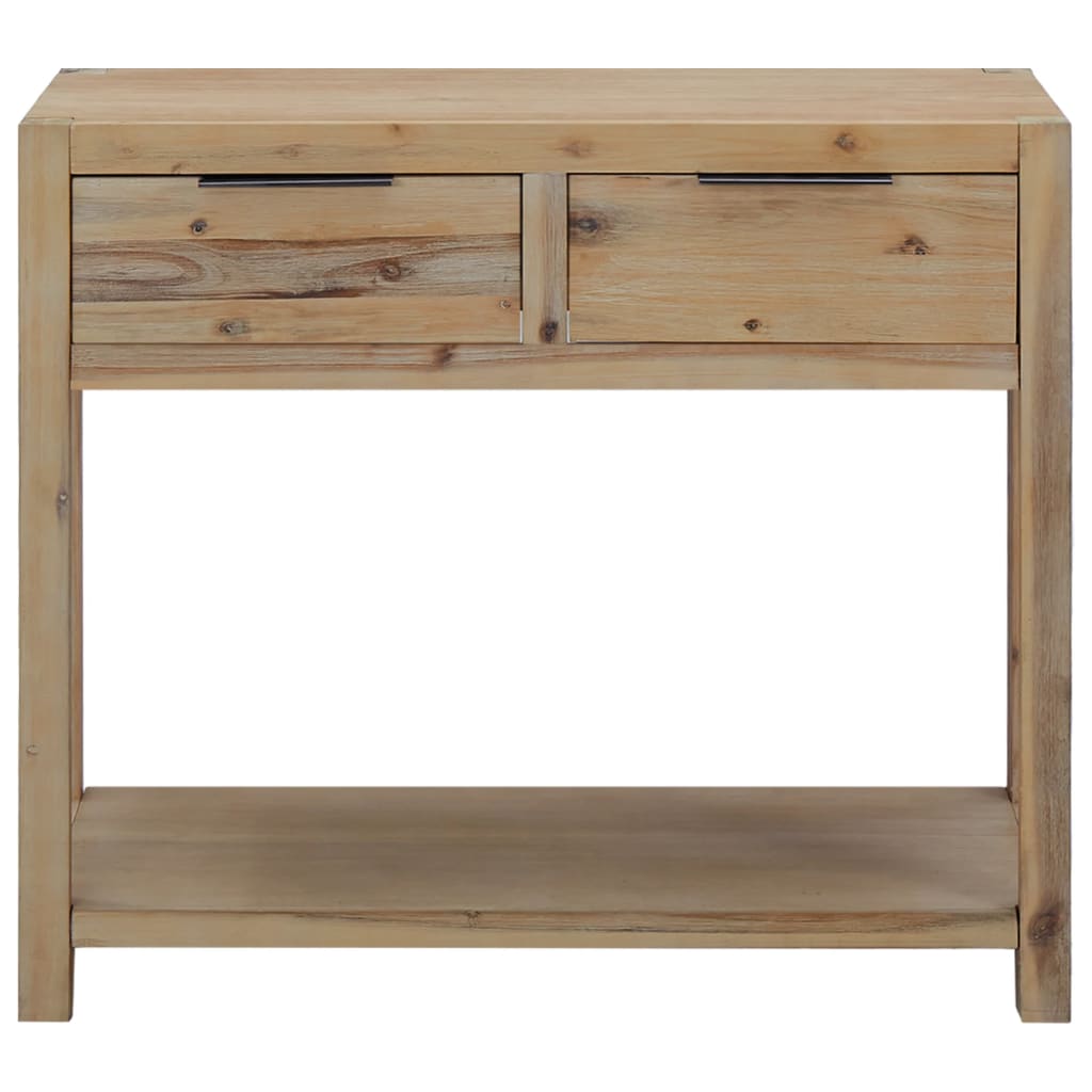 vidaXL Konsolinis staliukas, 82x33x73 cm, akacijos medienos masyvas