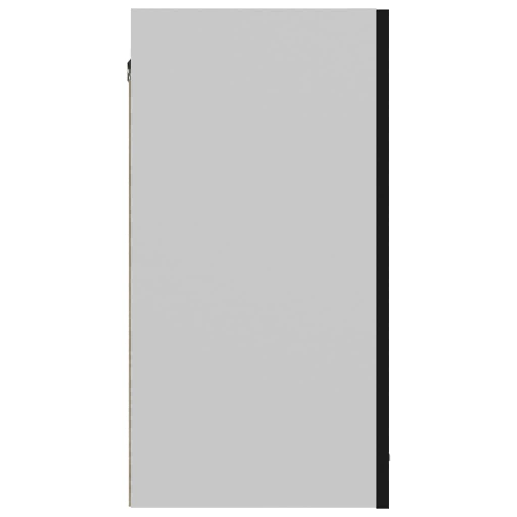 vidaXL Pakabinama spintelė, juodos spalvos, 60x31x60cm, MDP