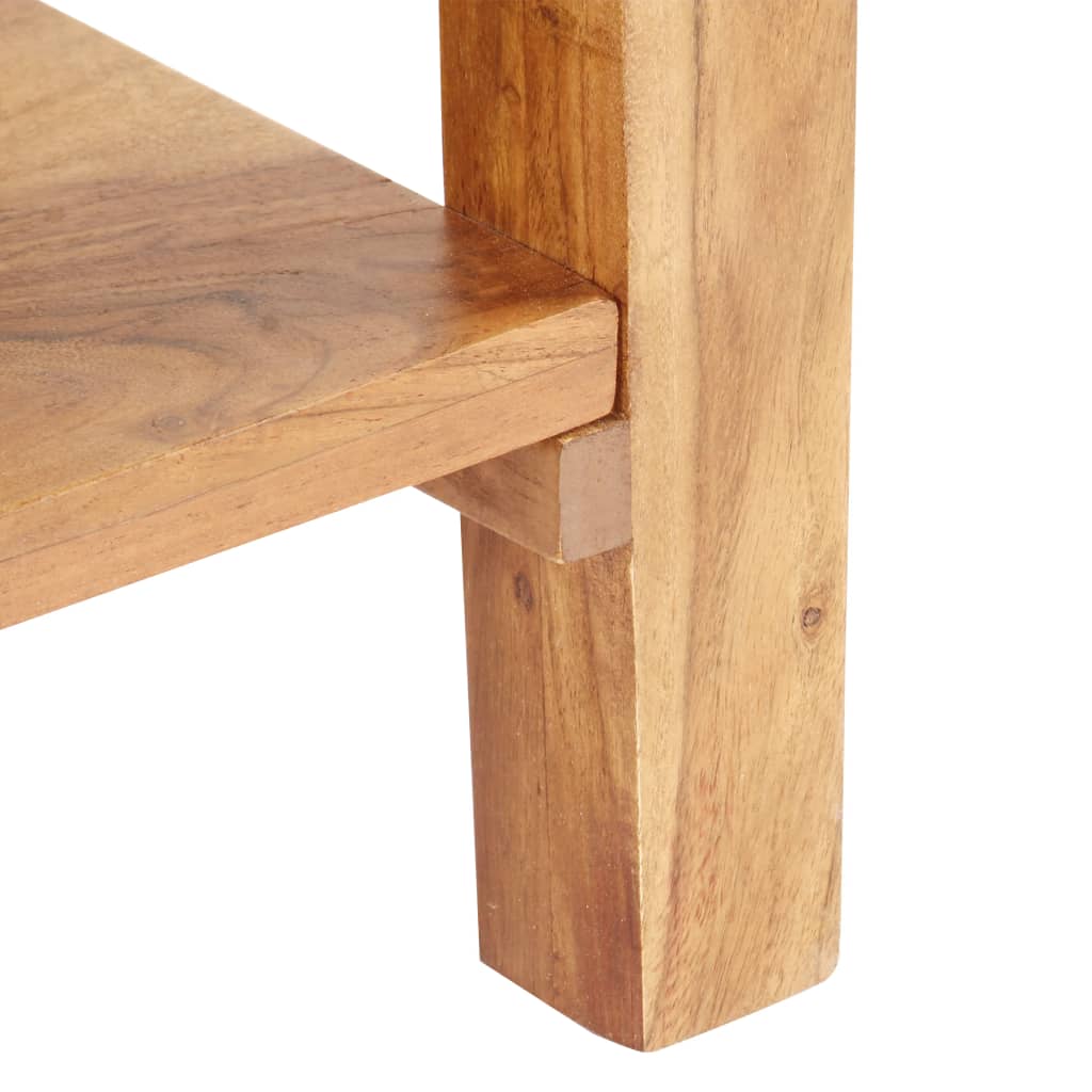 vidaXL Konsolinis staliukas, 100x40x76 cm, akacijos medienos masyvas