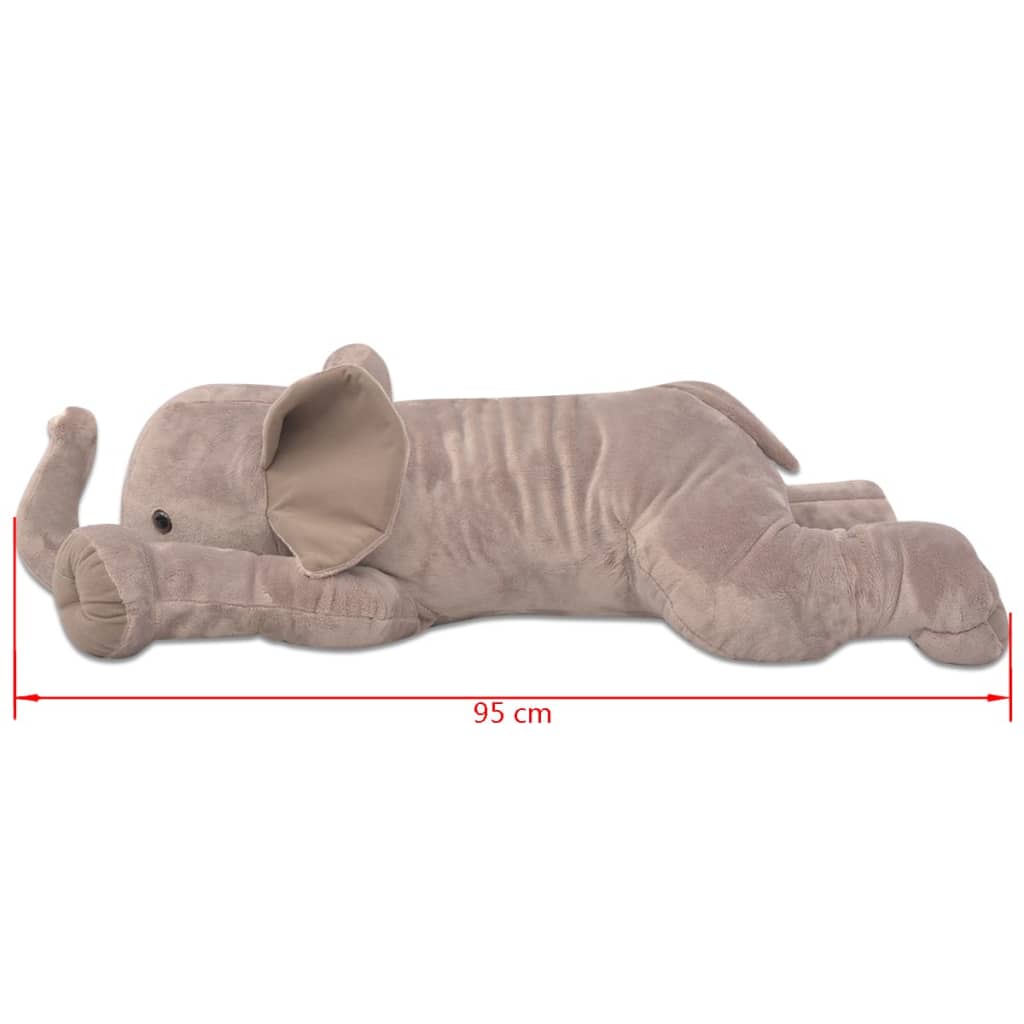 vidaXL Minkštas pliušinis dramblys, XXL, 95 cm