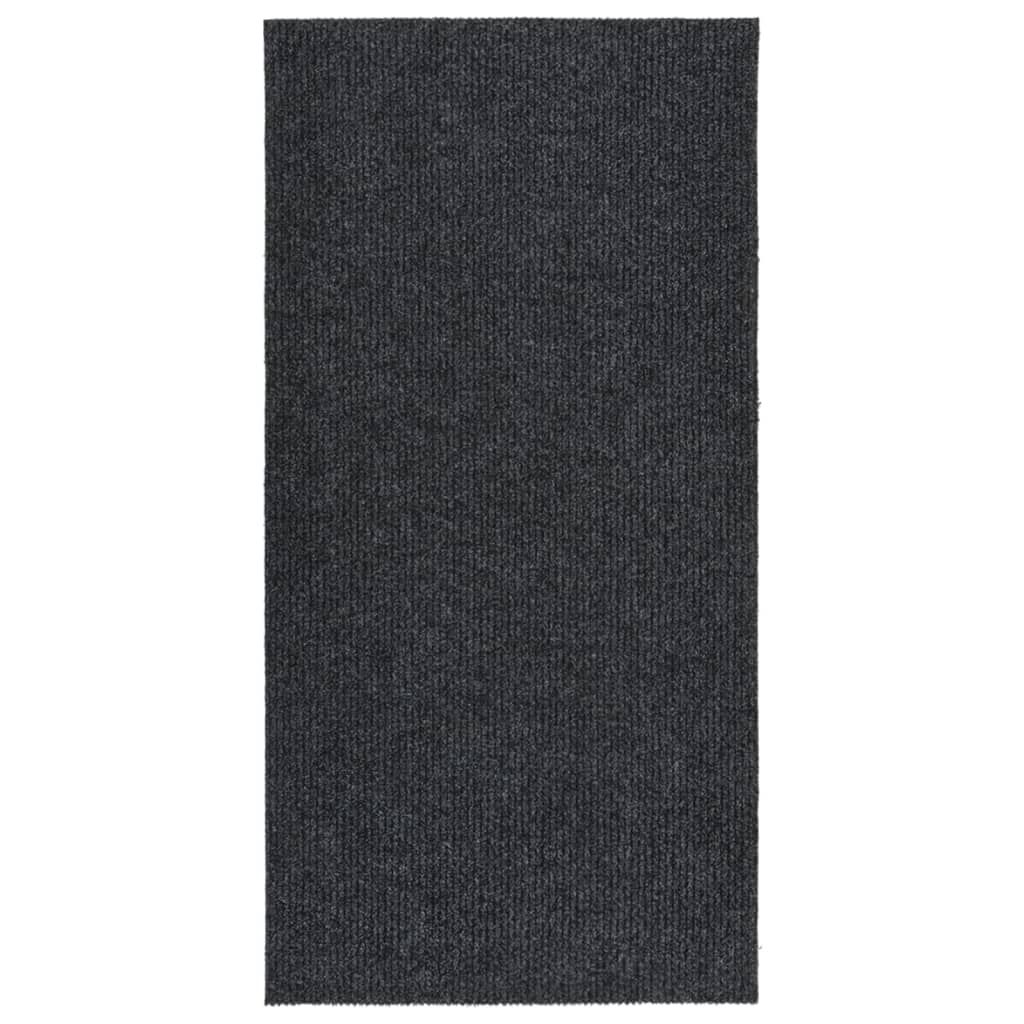 vidaXL Purvą sugeriantis kilimas-takelis, antracito spalvos, 100x200cm