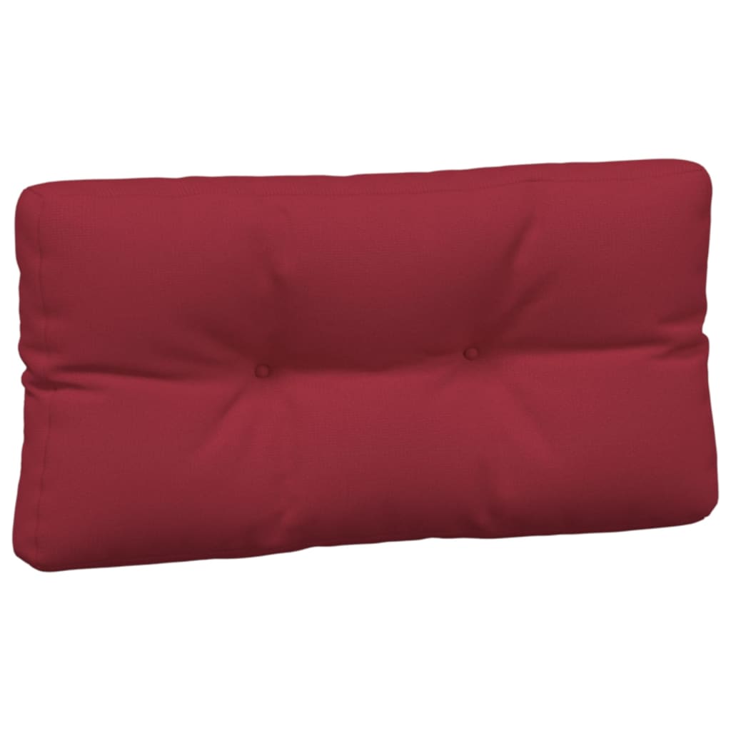 vidaXL Palečių pagalvėlės, 3vnt., raudonojo vyno spalvos, audinys