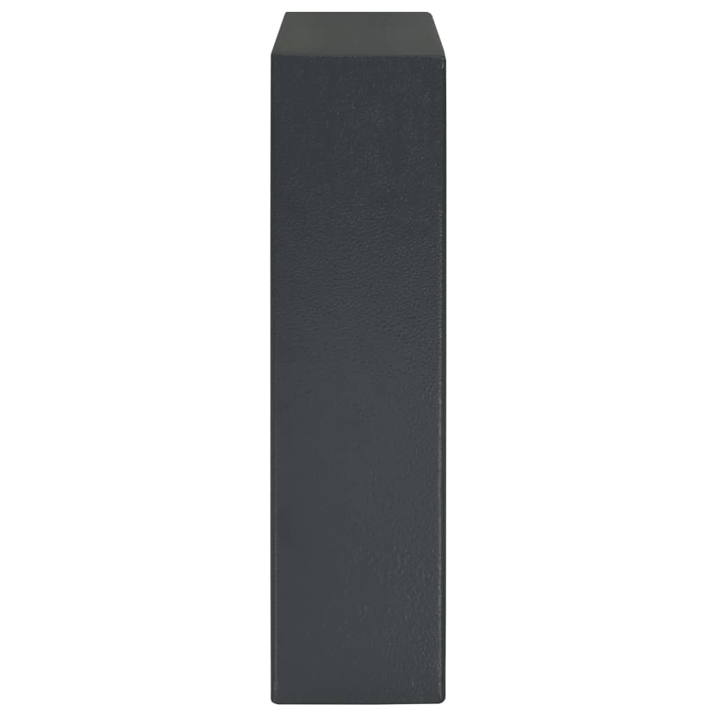 vidaXL Seifas raktas, tamsiai pilkas, 30x10x36,5 cm