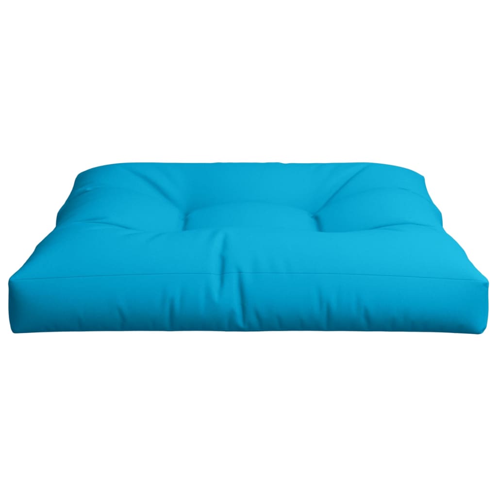 vidaXL Paletės pagalvėlė, mėlynos spalvos, 70x70x12cm, audinys