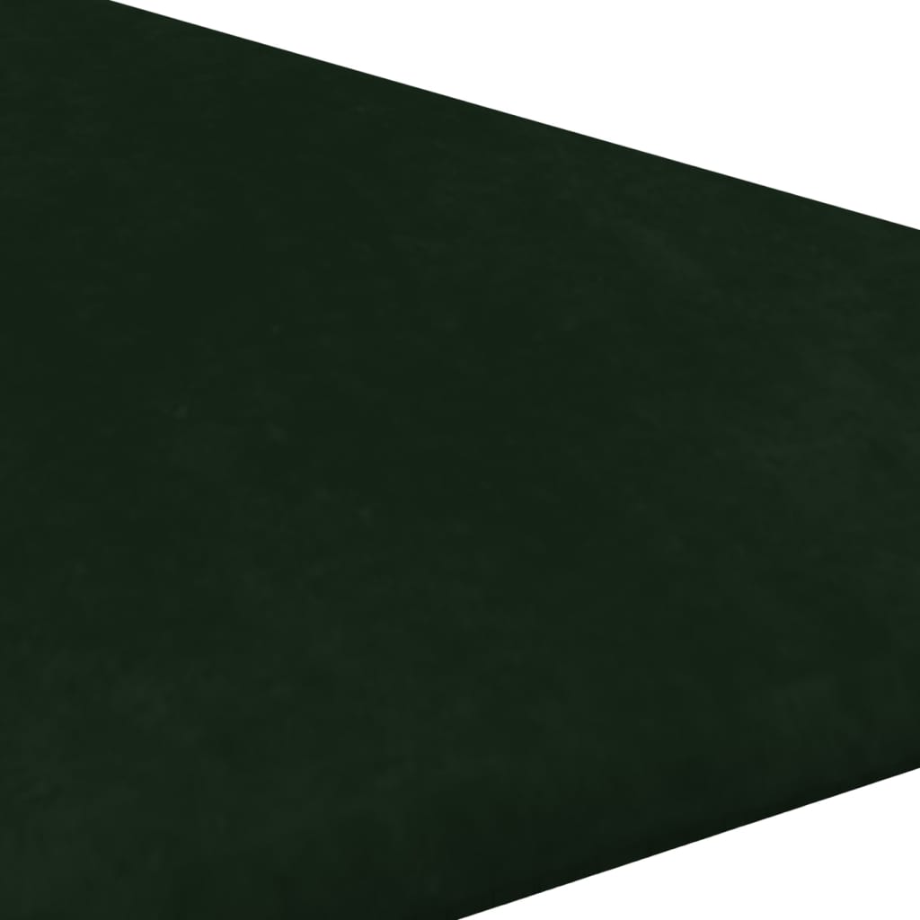 vidaXL Sienų plokštės, 12vnt., žalios, 30x30cm, aksomas, 0,54m²