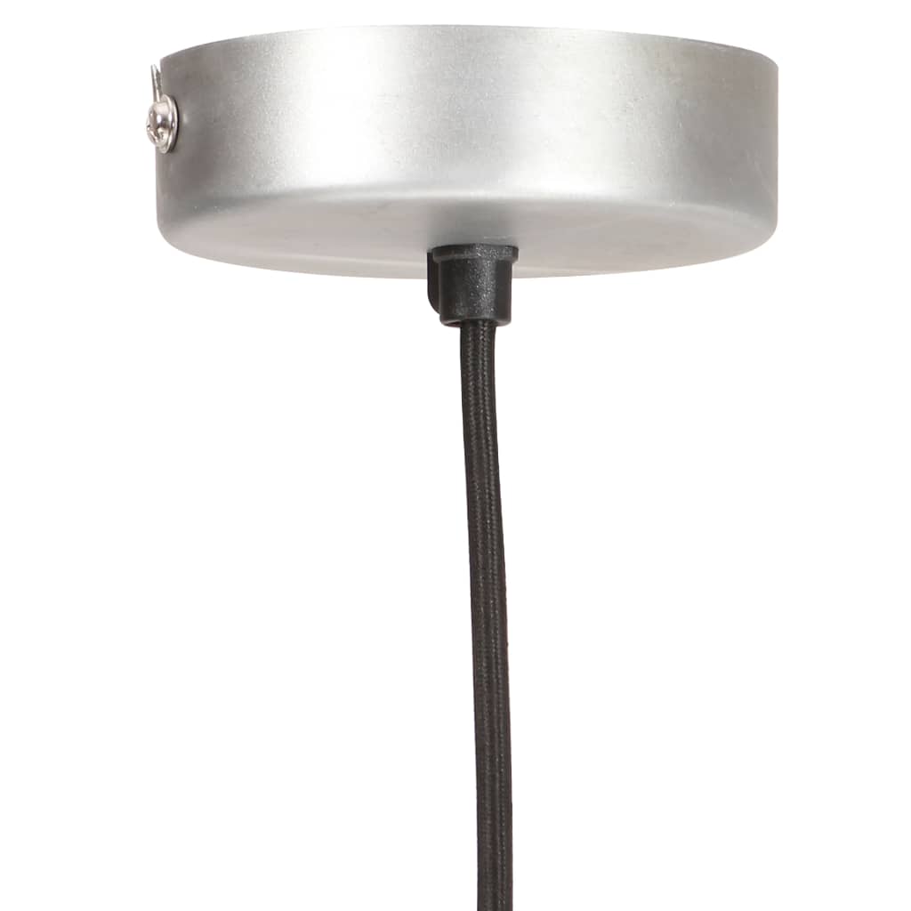 vidaXL Pakabinamas šviestuvas, sidabrinis, 28,5cm, 25W, apskritas, E27