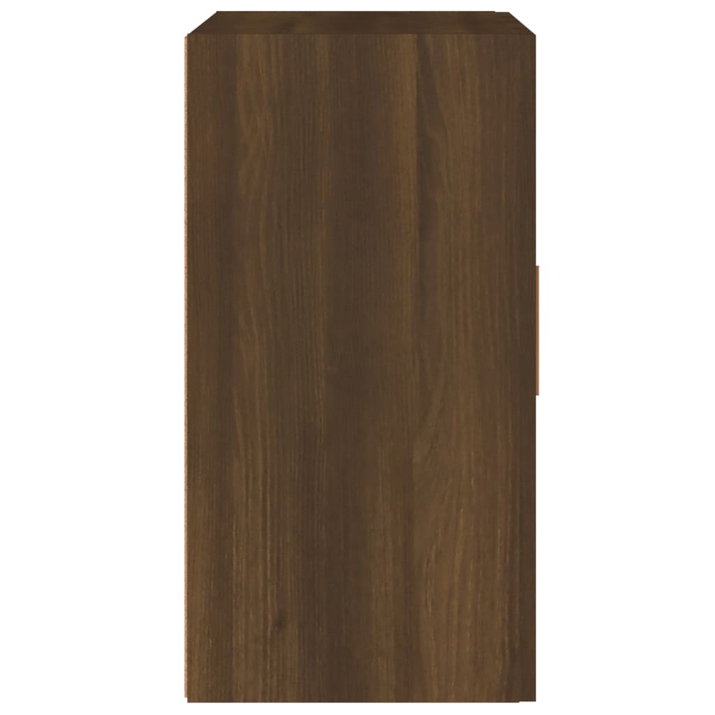 vidaXL Sieninė spintelė, ruda ąžuolo, 60x30x60cm, apdirbta mediena