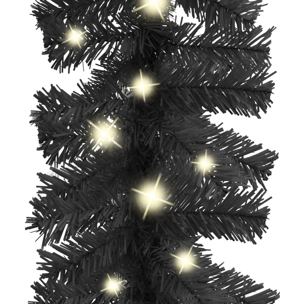 vidaXL Kalėdinė girlianda su LED lemputėmis, juodos spalvos, 5m