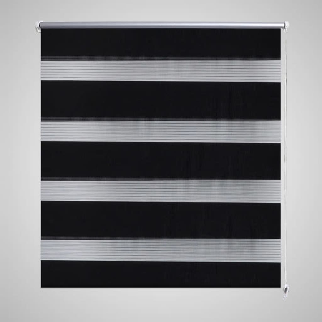 Zebra Žaliuzė, Roletas 80 x 150 cm, Juodas