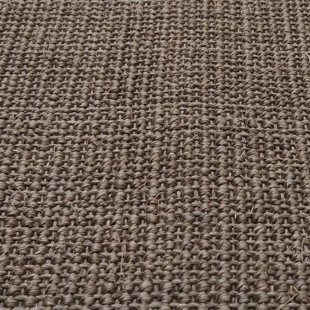 vidaXL Sizalio kilimėlis draskymo stulpui, rudos spalvos, 80x150cm