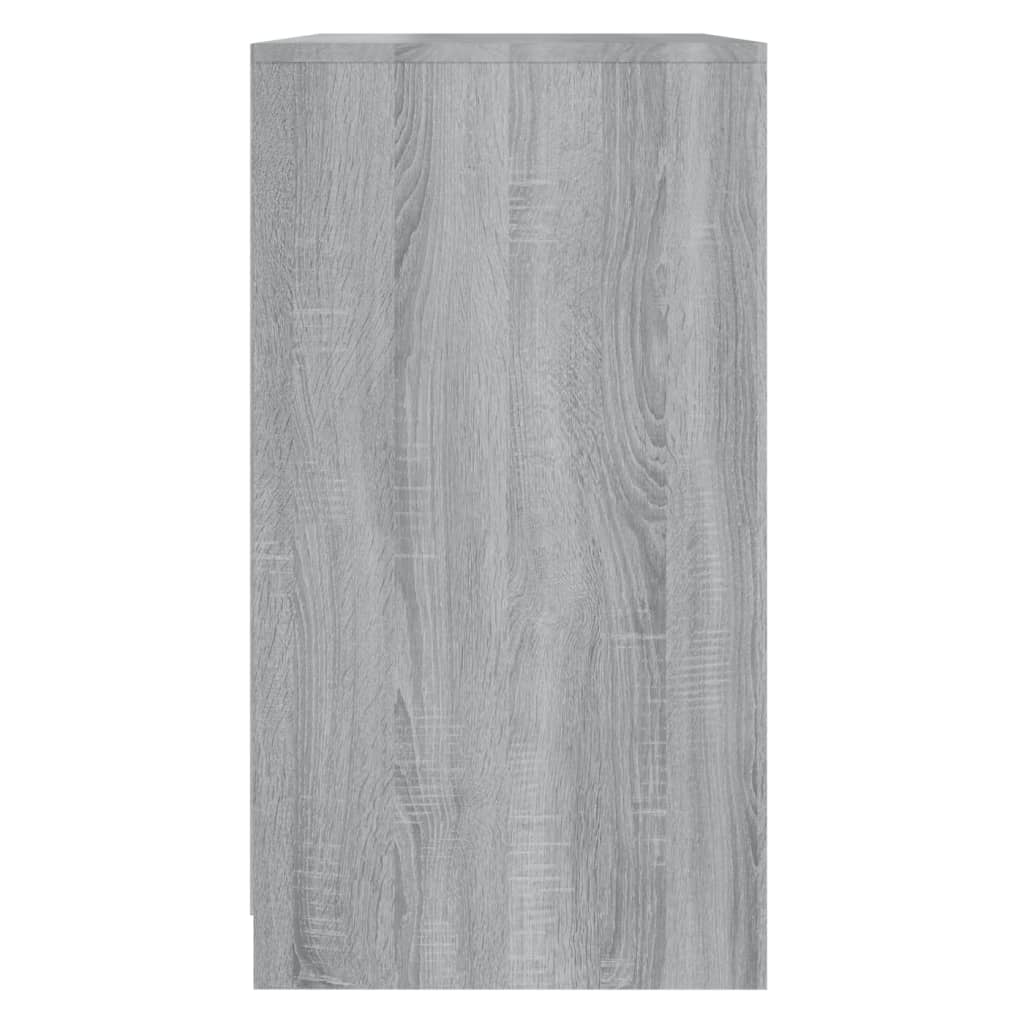 vidaXL Šoninė spintelė, pilkos ąžuolo spalvos, 70x40,5x75cm, MDP