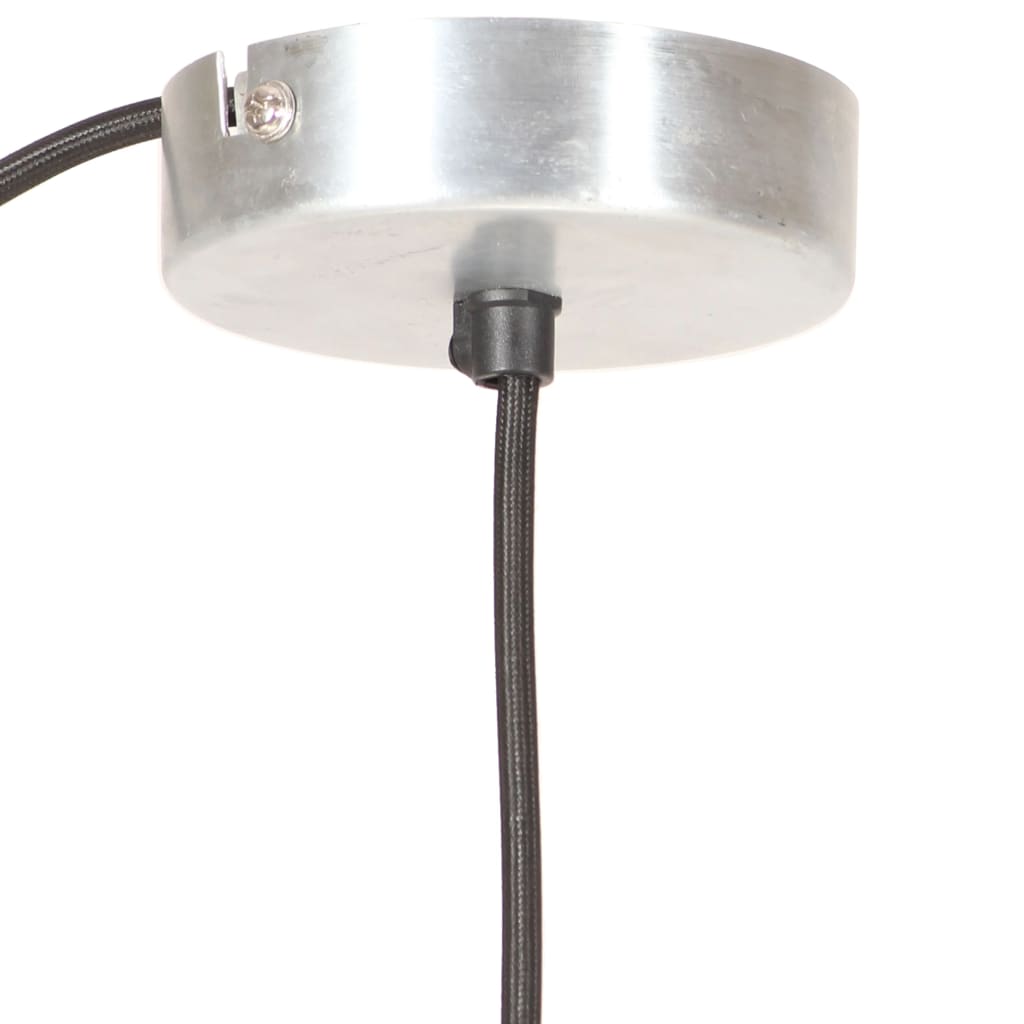 vidaXL Pakabinamas šviestuvas, sidabrinis, 17cm, 25W, apskritas, E27