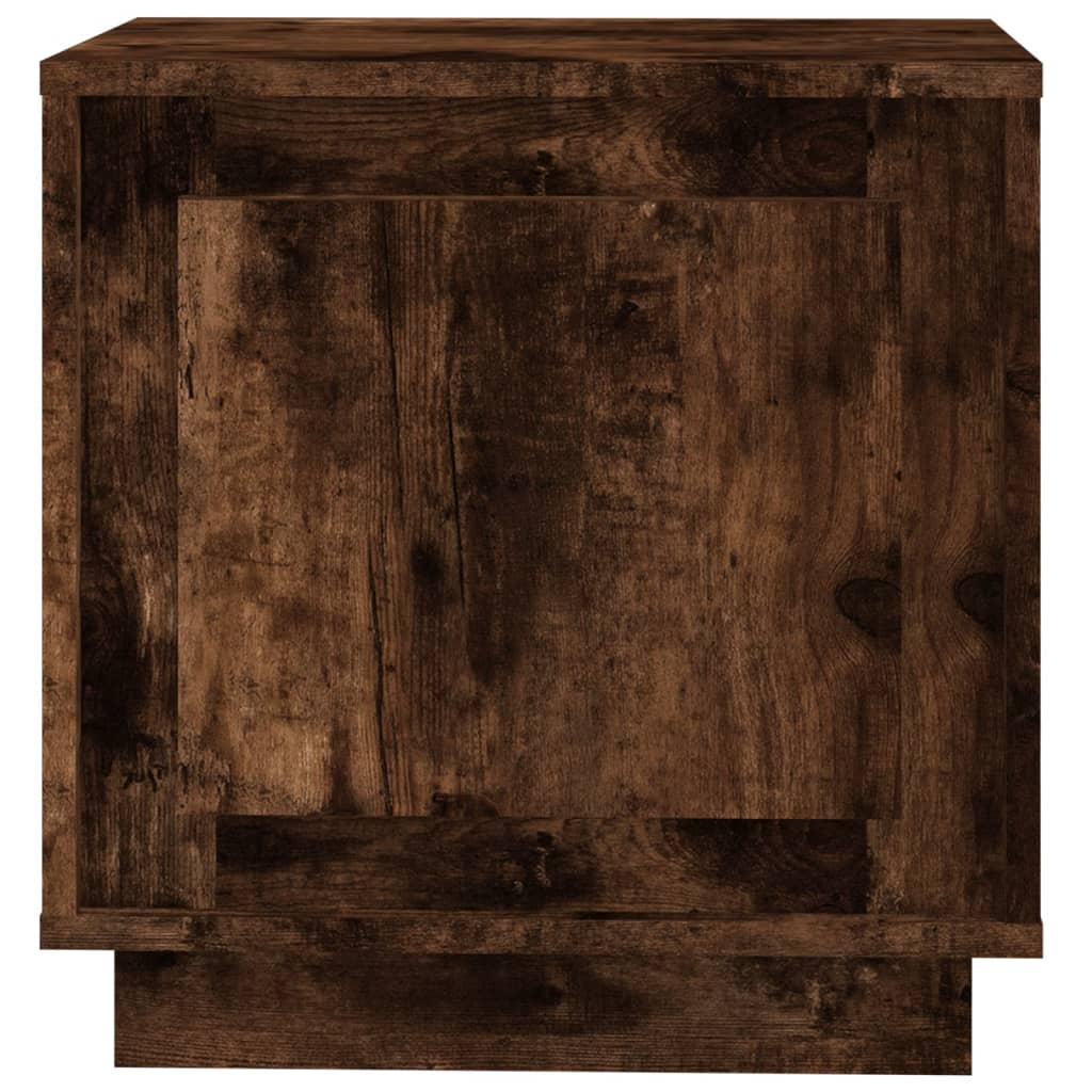 vidaXL Naktinės spintelės, 2vnt., dūminio ąžuolo, 44x35x45cm, mediena