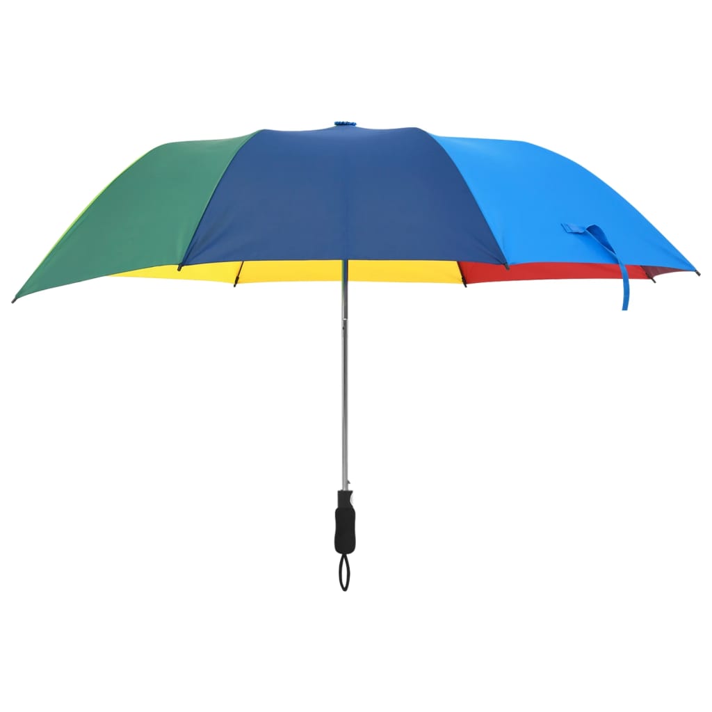 vidaXL Automatinis sulankstomas skėtis, įvairių spalvų, 124cm