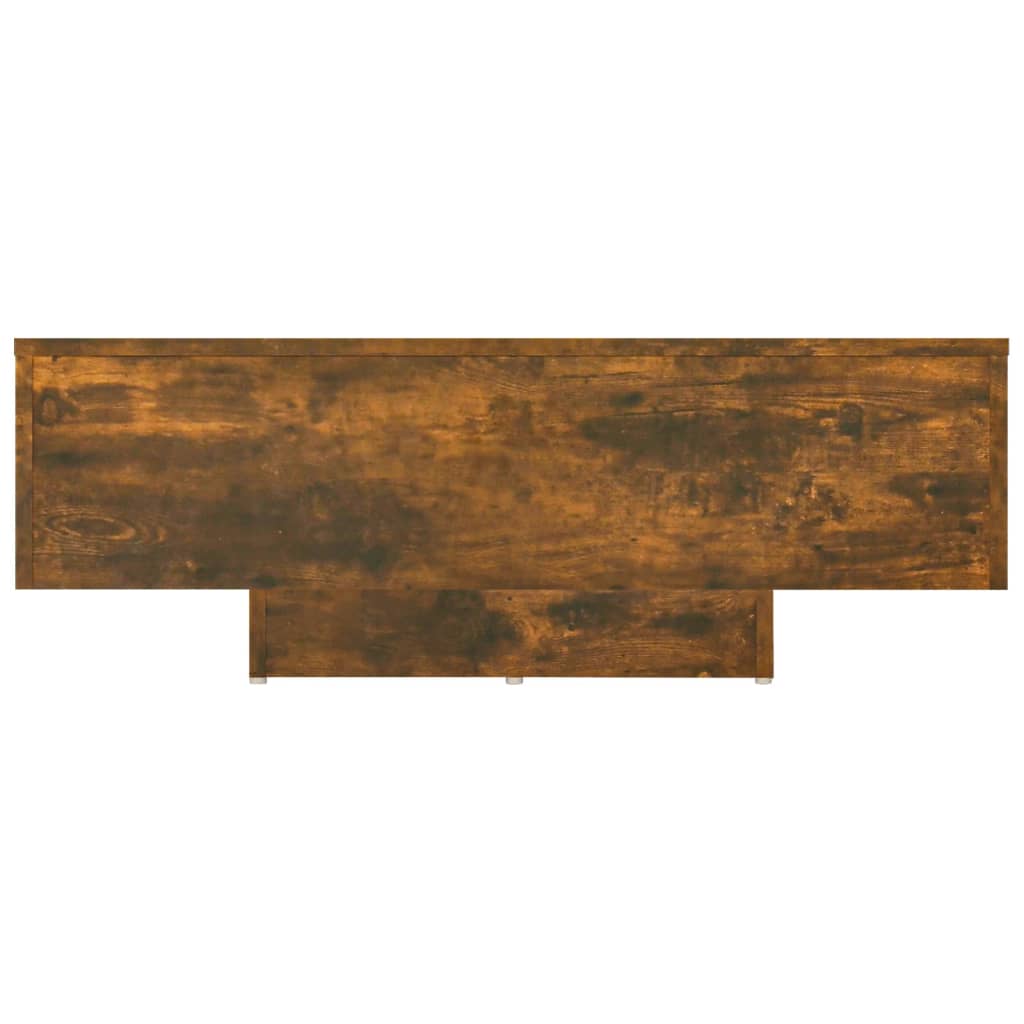 vidaXL Kavos staliukas, dūminio ąžuolo, 85x55x31cm, apdirbta mediena