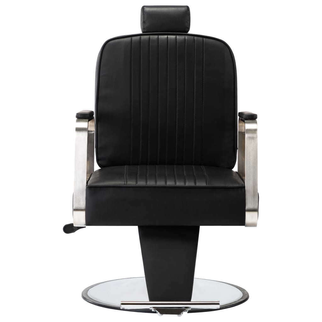 vidaXL Profesionali kirpėjo kėdė, juodos spalvos, dirbtinė oda