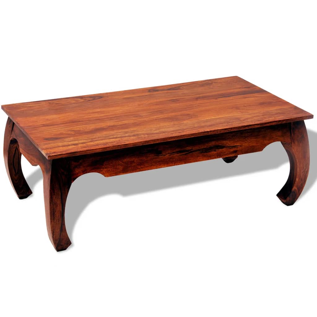 vidaXL Kavos staliukas, 40 cm, masyvi akacijos mediena